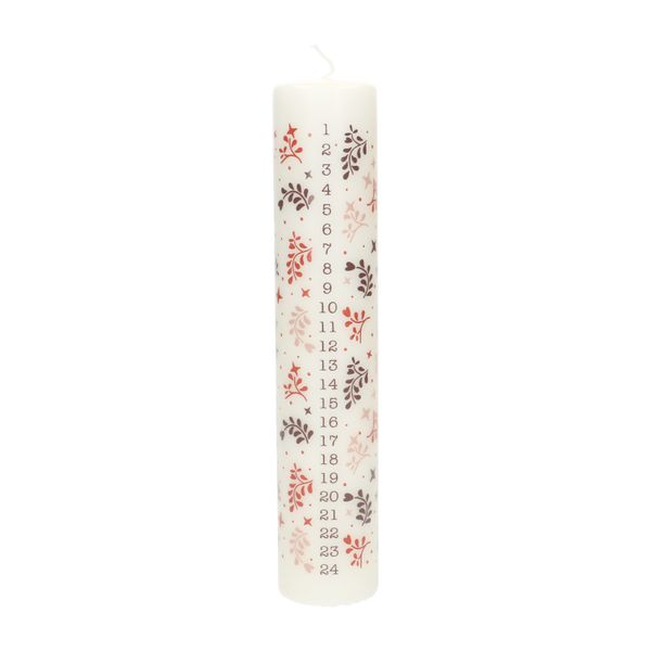 Twigs and stars advent candle, 25 cm