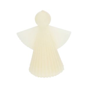 Kaars engel, offwhite, 10 cm