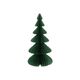 Small, dark green, fold-out paper Christmas tree