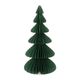 Large, dark green, fold-out paper Christmas tree