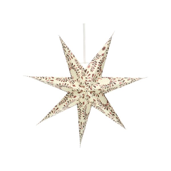 Ivory, fold-out paper Christmas star, Ø approx. 30 cm