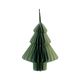 Kersthanger, kerstboom, uitvouwbaar, papier, groen, 7,5 cm