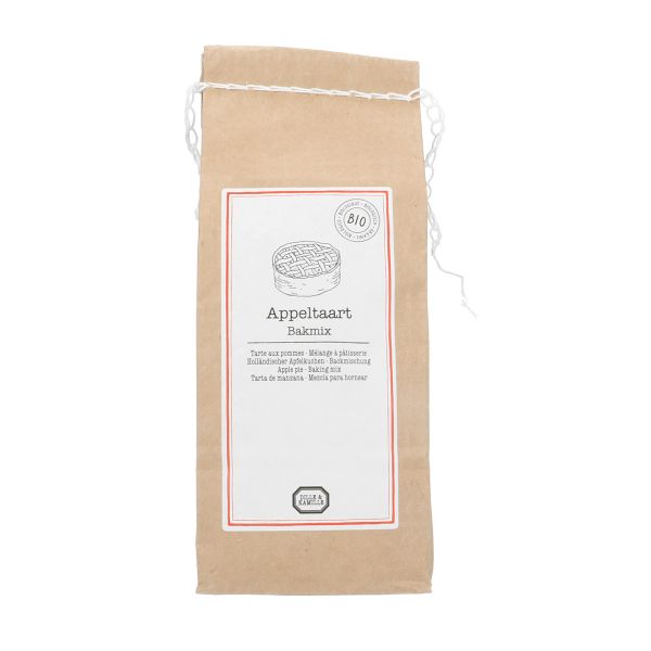 Bakmix appeltaart, biologisch, 500 gram