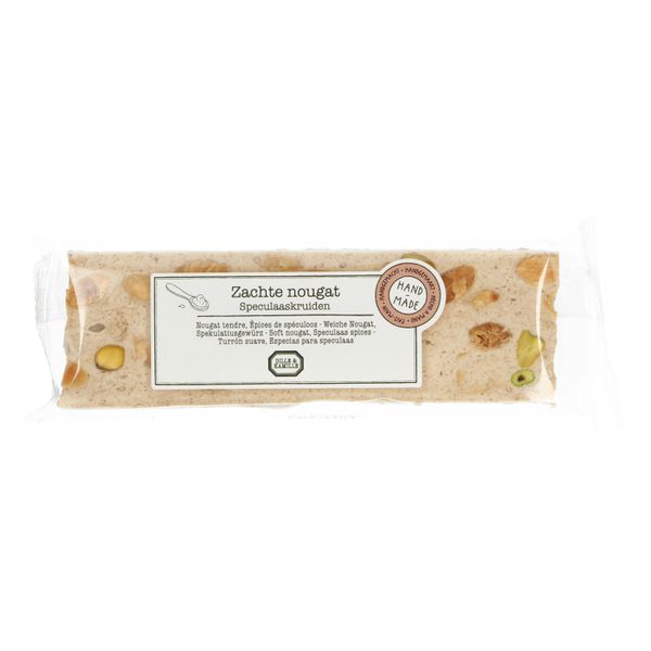 Nougat reep, zacht, speculaaskruiden, 75g