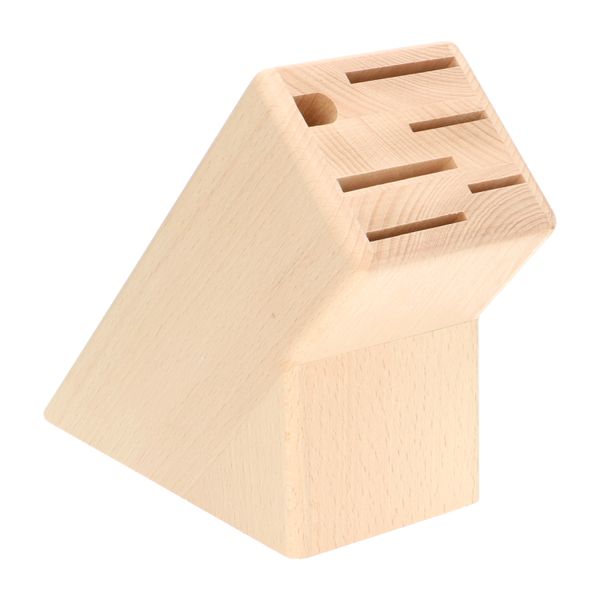 Beechwood knife block