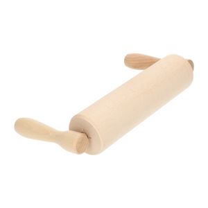 Beechwood rolling pin with raised grips