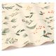 GOTS organic cotton napkin with Christmas woodland print, 40 x 40 cm