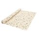 GOTS organic cotton table runner with Christmas woodland print, 50 x 145 cm