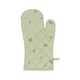 GOTS organic cotton oven glove with Christmas twig print