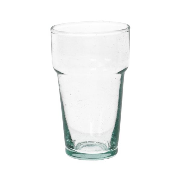 Stapelbaar glas, gerecycled glas, handgeblazen, 300 ml
