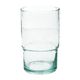 Hand blown, recycled, stackable glass, 550 ml