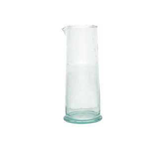 Karaf strak, gerecycled handgeblazen glas, 24,5 cm