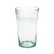 Recht glas, gerecycled handgeblazen glas, 13 cm