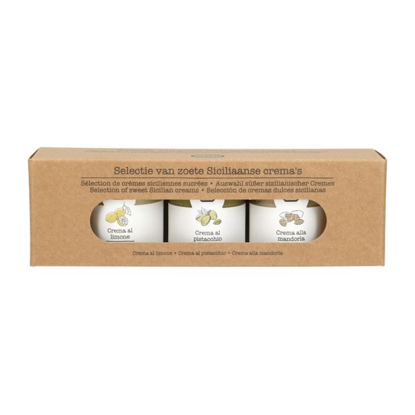 Coffret cadeau crèmes italiennes, 3 x 40 g Coffret cadeau crèmes italiennes, 3 x 40 g