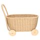 Papercord, metal and rubber wood toy wagon