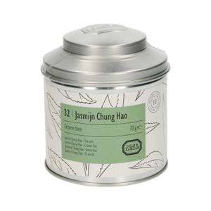 Tin of Chung Hao, organic Jasmin green tea, 70 g