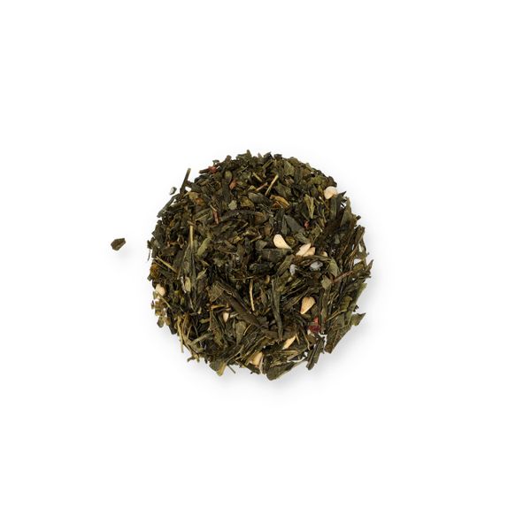 Granaatappel & framboos, biologisch, groene thee, blik, 75 gram