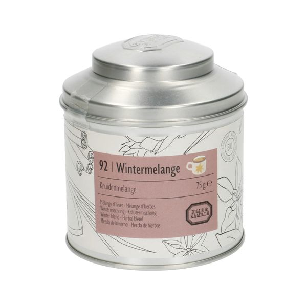 Thé d'hiver, biologique, mélange d'herbes, boîte, 75 g Thé d'hiver, biologique, mélange d'herbes, boîte, 75 g