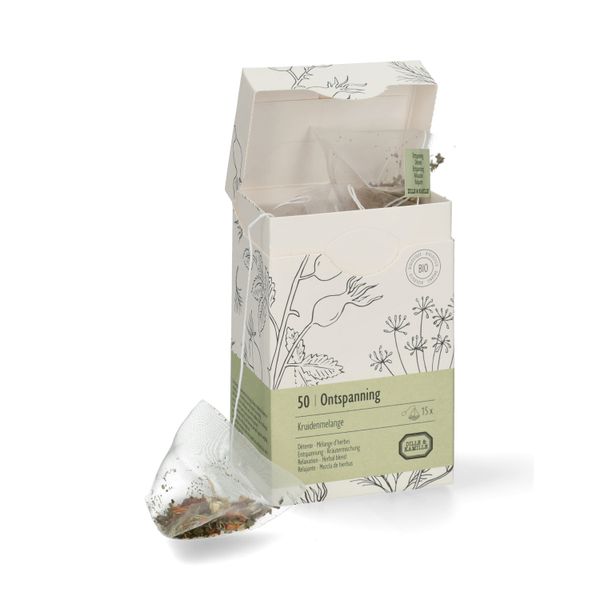 Ontspanning, biologisch, kruidenmelange, 15 theebuiltjes