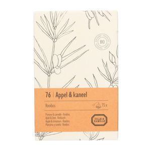 Appel & kaneel, biologisch, rooibos, 15 theebuiltjes