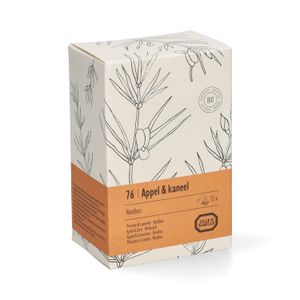 Appel & kaneel, biologisch, rooibos, 15 theebuiltjes