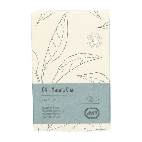 Image of Masala Chai, biologisch, zwarte thee, 15 theebuiltjes