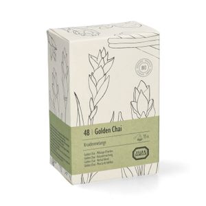 Golden Chai, biologisch, kruidenmelange, 15 theebuiltjes