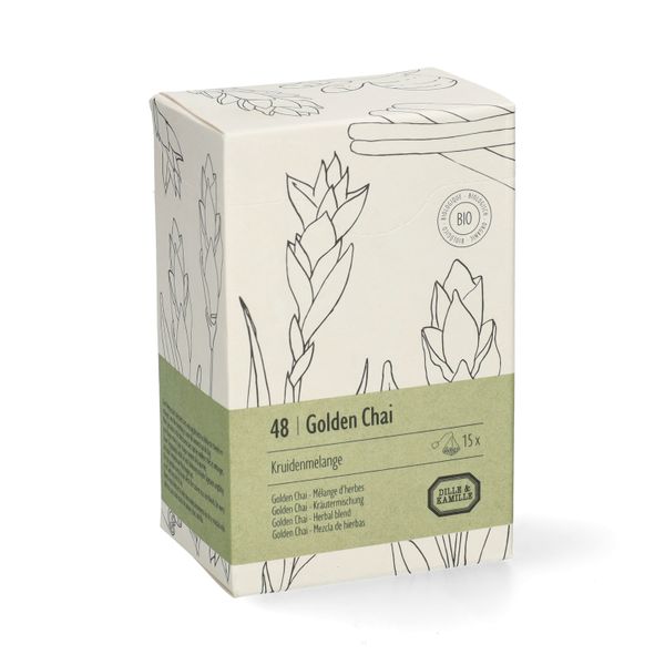 Golden Chai, biologisch, kruidenmelange, 15 theebuiltjes