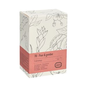Poire & gingembre, mélange de fruits, 15 infusettes