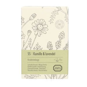 Organic camomile & lavender herb mix, 15 tea sachets