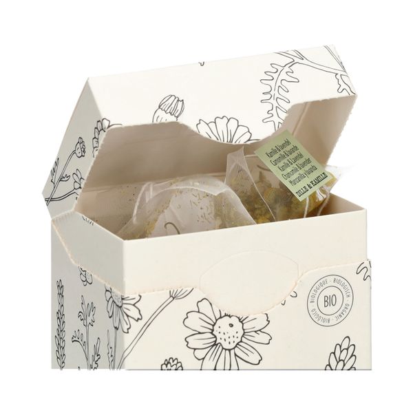 Camomille & lavande, biologique, mélange d'herbes, 15 infusettes