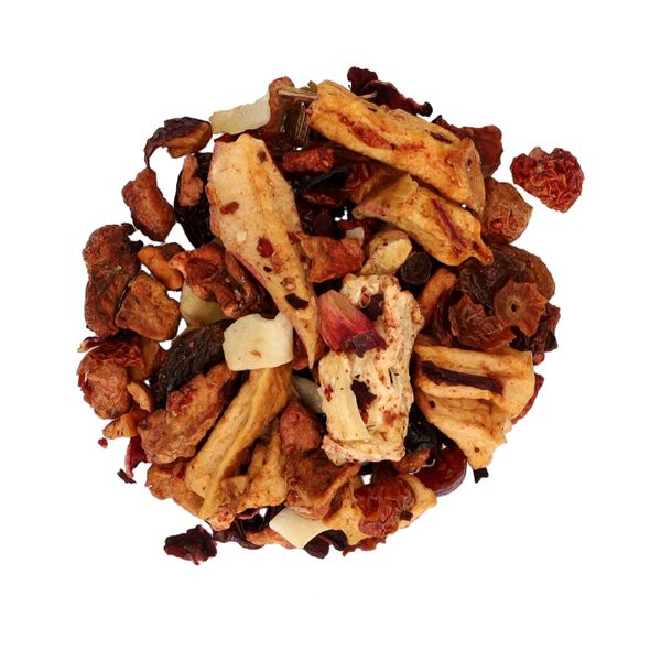 Aardbei hibiscus, biologisch, fruitmelange, zakje 75 gram