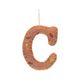 Christmas hanger, letter C, felt