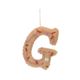 Christmas hanger, letter G, felt