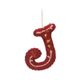 Christmas hanger, letter J, felt