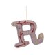 Christmas hanger, letter R, felt