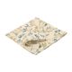 GOTS organic cotton napkin with a blue, winter blossom motif, 40 x 40 cm GOTS organic cotton napkin with a blue, winter blossom motif, 40 x 40 cm