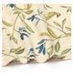 GOTS organic cotton tablecloth with a blue, winter blossom motif, 145 x 180 cm