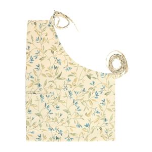 Tablier, coton bio GOTS, fleurs d'hiver, bleu Tablier, coton bio GOTS, fleurs d'hiver, bleu
