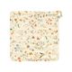 GOTS organic cotton pot holder with meadow flower motif