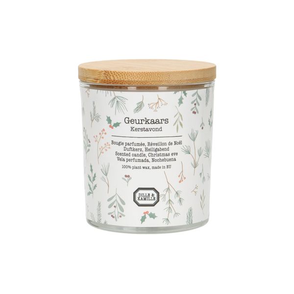 Scented Christmas Eve candle, 130 g, burns for approx. 25 hours