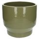 Sage green, earthenware flower pot 'Pato', Ø29 cm