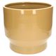 Caramel coloured earthenware flower pot 'Pato', Ø29 cm