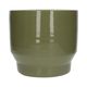 Sage green, earthenware flower pot 'Pato', Ø24 cm