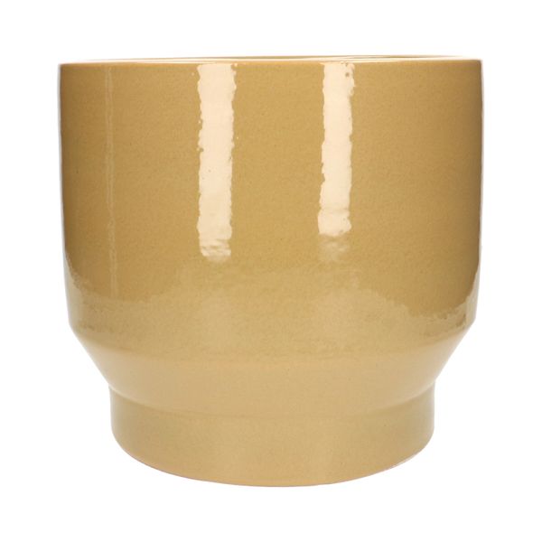 Cache-pot 'Pato', céramique, caramel, Ø27 cm Cache-pot 'Pato', céramique, caramel, Ø27 cm