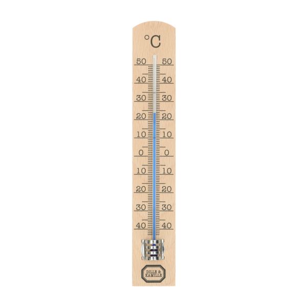 Thermomètre, bois de hêtre Thermomètre, bois de hêtre