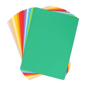 Knutselpapier, 12 kleuren, A4, 100 vellen, 80 gram