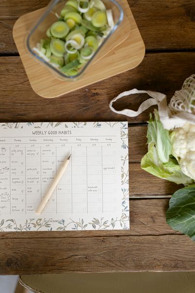 Planer 'Good habits', Winterblüten, A4, Papier Planer 'Good habits', Winterblüten, A4, Papier