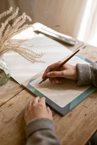 Weekplanner, boslandschap, A4, papier Weekplanner, boslandschap, A4, papier