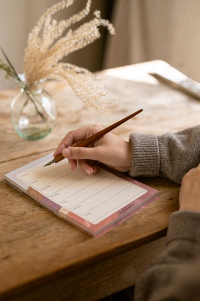 Semainier, paysage désert, A5, papier Semainier, paysage désert, A5, papier